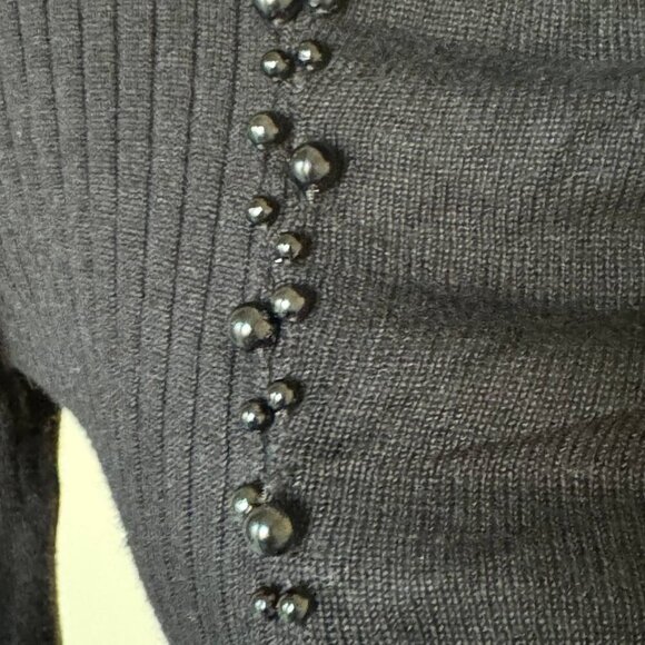 B.RELAXX Stretchy Sexy Sweater Dress in Black - Size Small - Picture 4 of 8